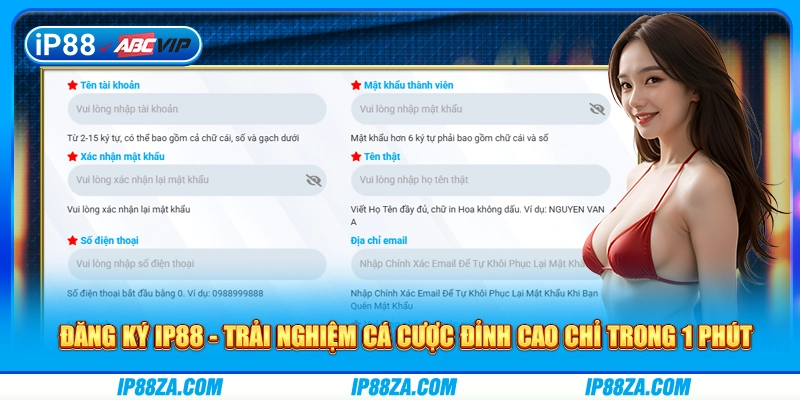 Đăng Ký IP88 - Trải Nghiệm Cá Cược Đỉnh Cao Chỉ 1 Phút