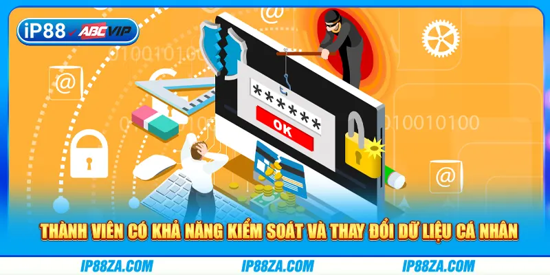 Thành viên có khả năng kiểm soát và thay đổi dữ liệu cá nhân