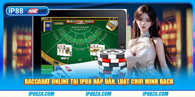 Baccarat online tại IP88 hấp dẫn, luật chơi minh bạch