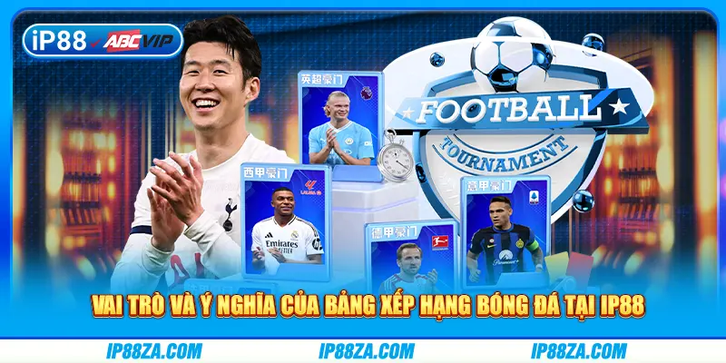 Vai trò và ý nghĩa của bảng xếp hạng bóng đá tại IP88